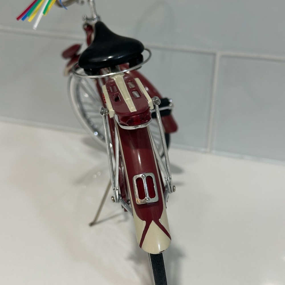 Rare Vintage Jet Liner Bicycle 1950s Boys Bike Cycle Metal Model Length: 11.5 " - Picture 6 of 15